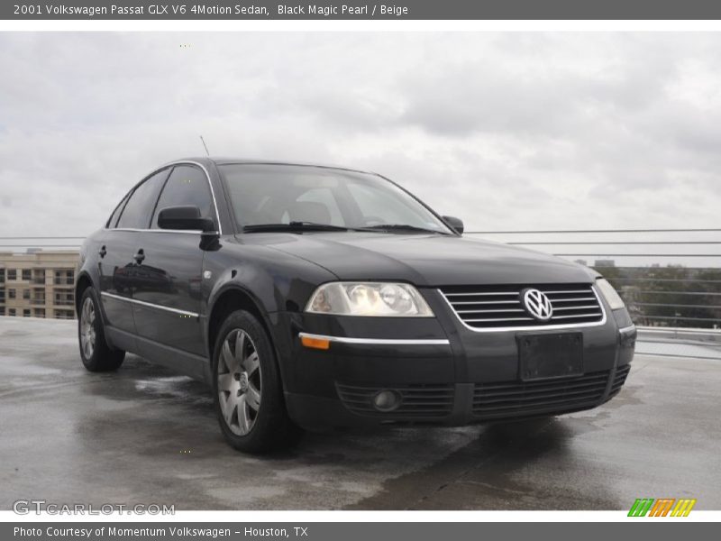 Black Magic Pearl / Beige 2001 Volkswagen Passat GLX V6 4Motion Sedan