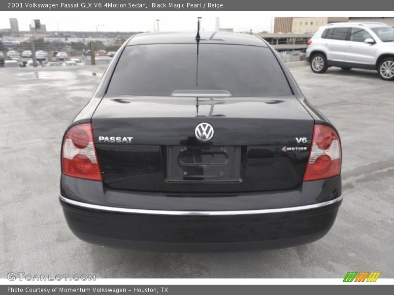 Black Magic Pearl / Beige 2001 Volkswagen Passat GLX V6 4Motion Sedan