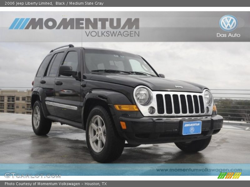 Black / Medium Slate Gray 2006 Jeep Liberty Limited
