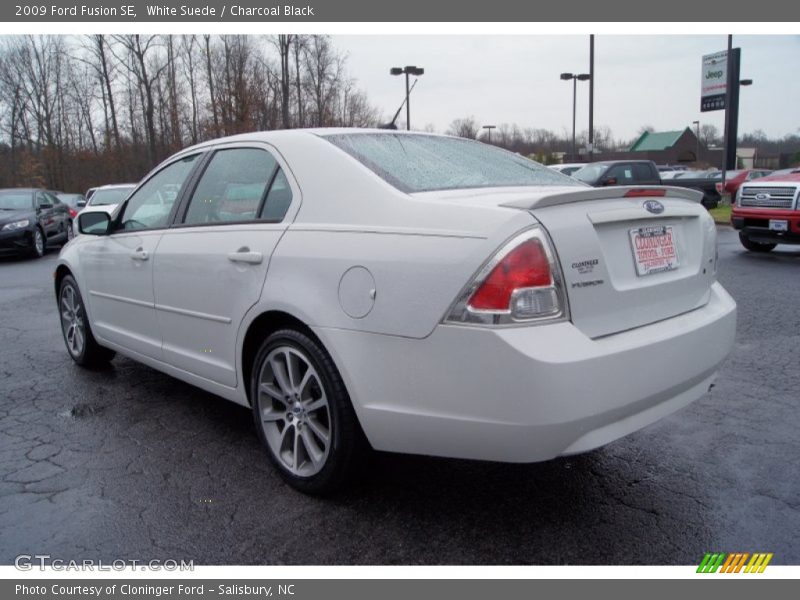 White Suede / Charcoal Black 2009 Ford Fusion SE