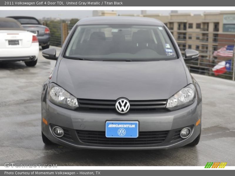 United Gray Metallic / Titan Black 2011 Volkswagen Golf 4 Door TDI