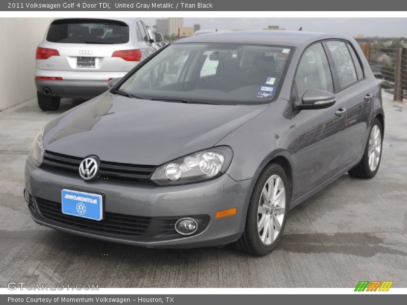 United Gray Metallic / Titan Black 2011 Volkswagen Golf 4 Door TDI