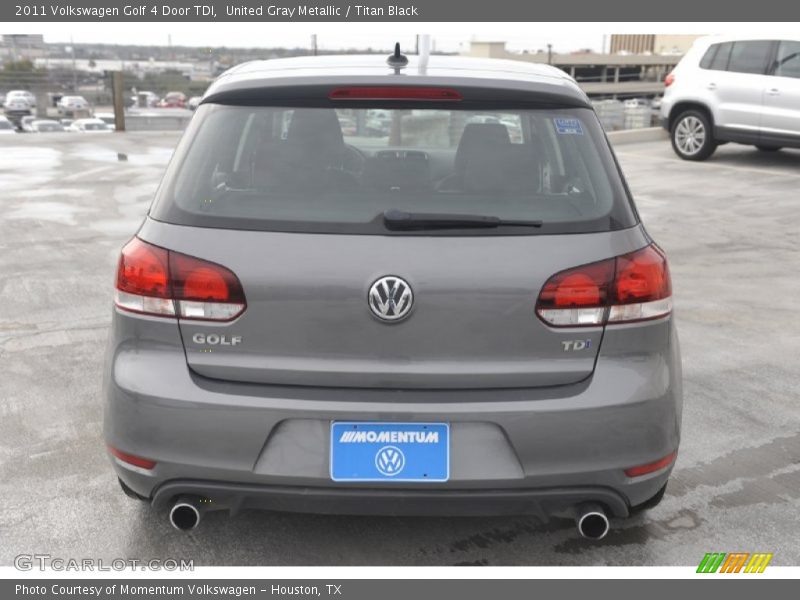 United Gray Metallic / Titan Black 2011 Volkswagen Golf 4 Door TDI