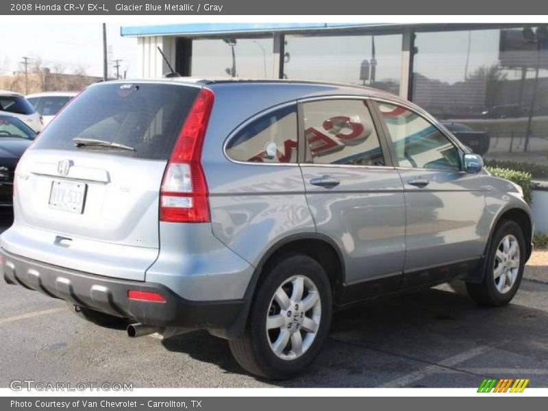 Glacier Blue Metallic / Gray 2008 Honda CR-V EX-L