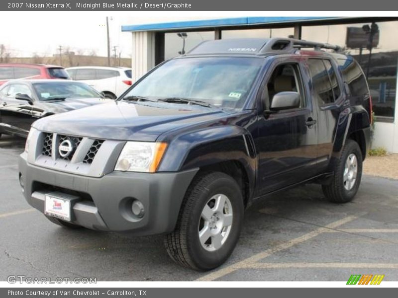Midnight Blue Metallic / Desert/Graphite 2007 Nissan Xterra X