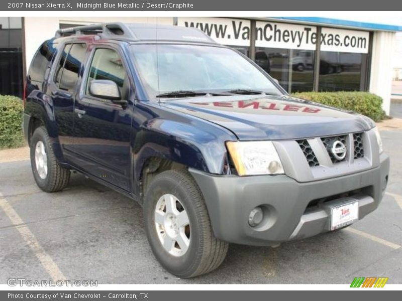 Midnight Blue Metallic / Desert/Graphite 2007 Nissan Xterra X