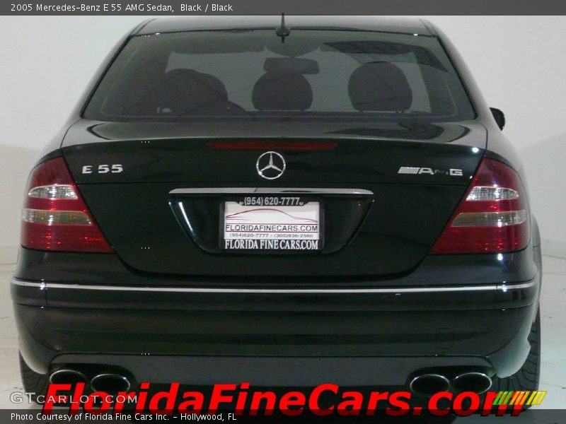 Black / Black 2005 Mercedes-Benz E 55 AMG Sedan