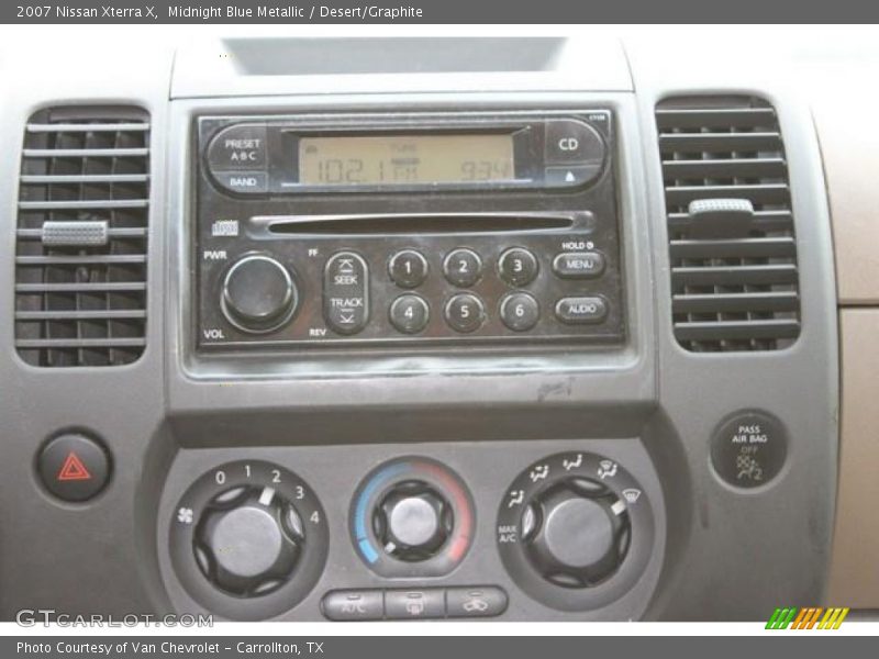 Midnight Blue Metallic / Desert/Graphite 2007 Nissan Xterra X