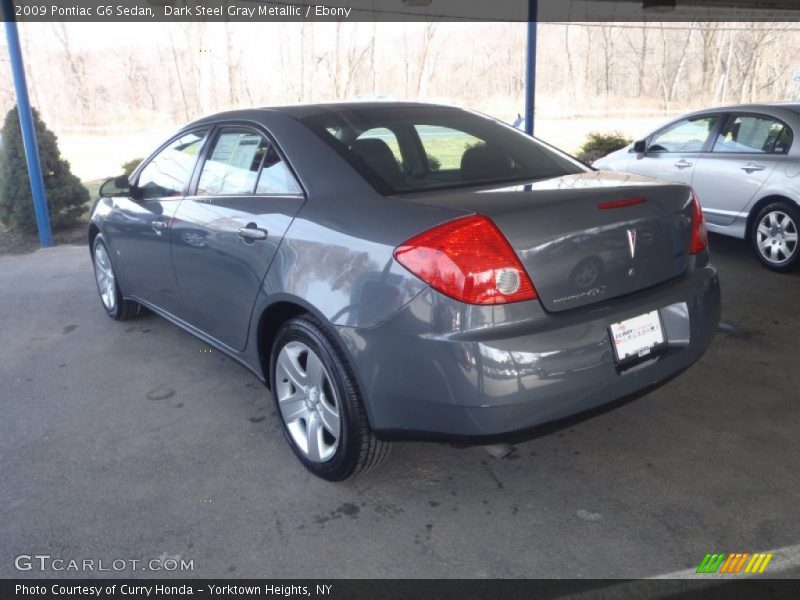 Dark Steel Gray Metallic / Ebony 2009 Pontiac G6 Sedan