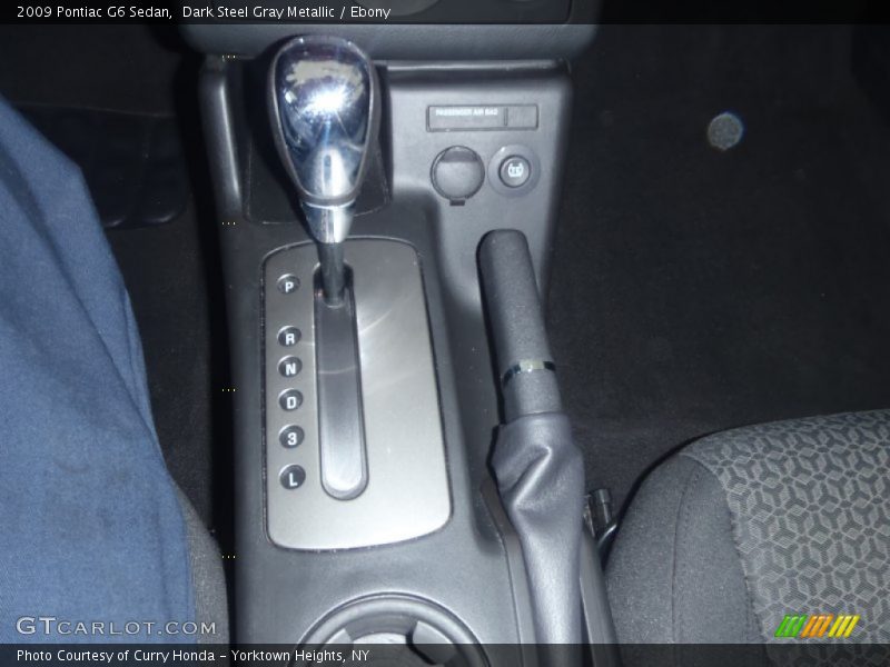 Dark Steel Gray Metallic / Ebony 2009 Pontiac G6 Sedan