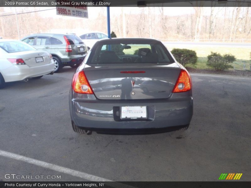 Dark Steel Gray Metallic / Ebony 2009 Pontiac G6 Sedan