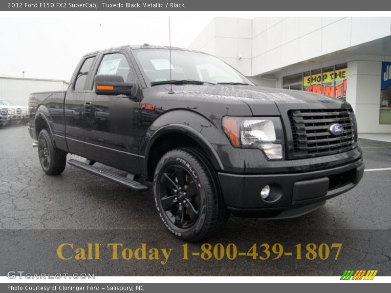 Tuxedo Black Metallic / Black 2012 Ford F150 FX2 SuperCab