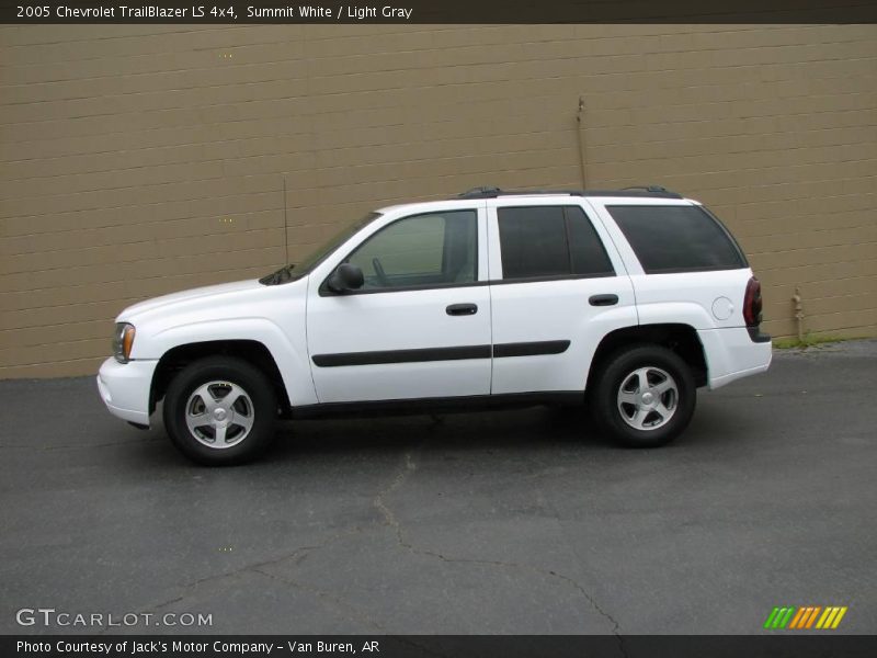 Summit White / Light Gray 2005 Chevrolet TrailBlazer LS 4x4
