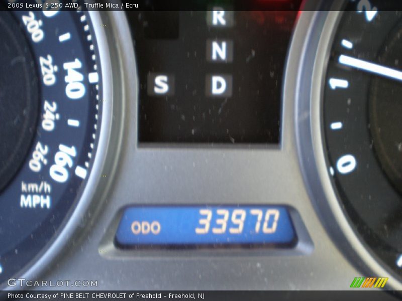 Truffle Mica / Ecru 2009 Lexus IS 250 AWD