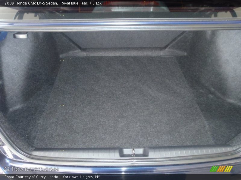 Royal Blue Pearl / Black 2009 Honda Civic LX-S Sedan