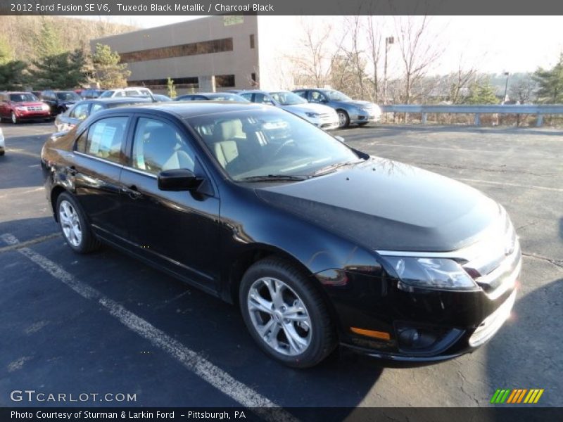 Tuxedo Black Metallic / Charcoal Black 2012 Ford Fusion SE V6