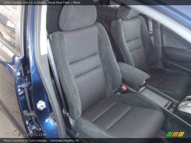 Royal Blue Pearl / Black 2009 Honda Civic LX-S Sedan