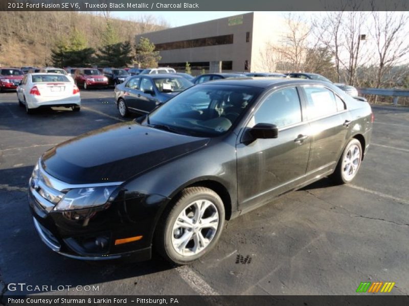 Tuxedo Black Metallic / Charcoal Black 2012 Ford Fusion SE V6