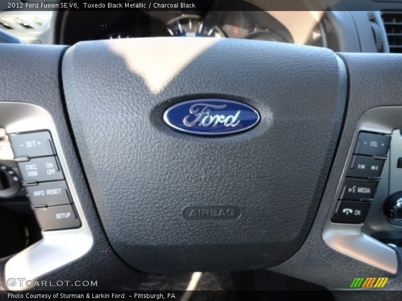 Tuxedo Black Metallic / Charcoal Black 2012 Ford Fusion SE V6