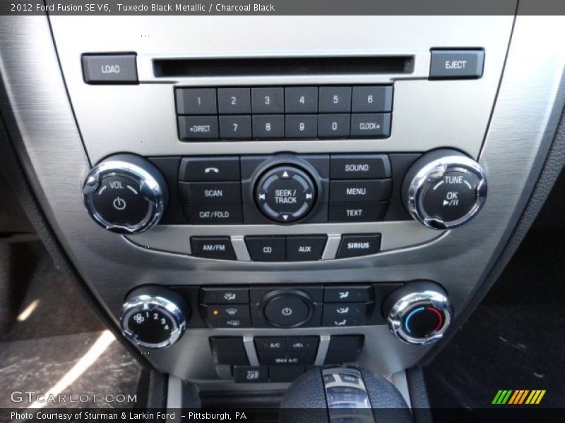 Tuxedo Black Metallic / Charcoal Black 2012 Ford Fusion SE V6