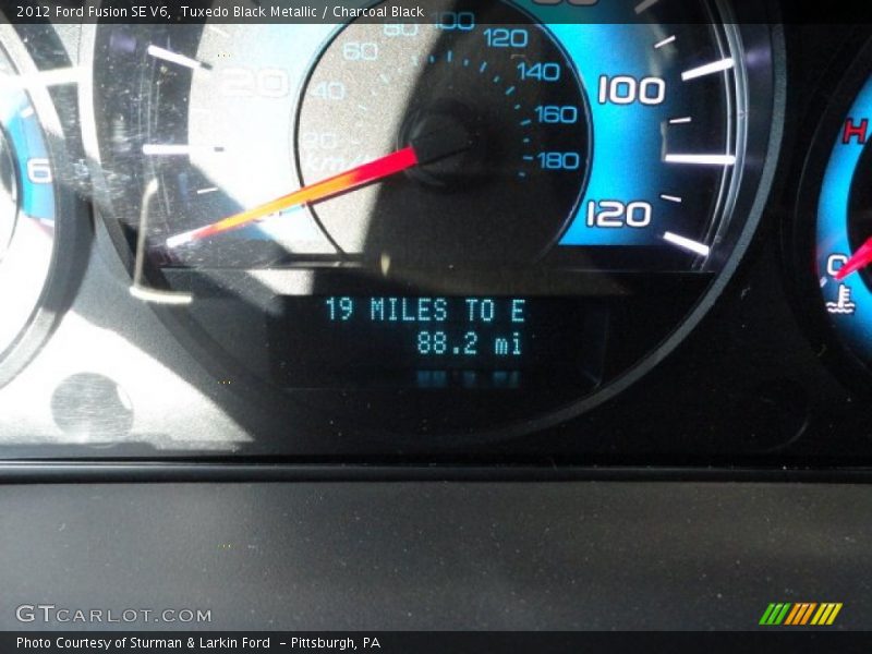 Tuxedo Black Metallic / Charcoal Black 2012 Ford Fusion SE V6