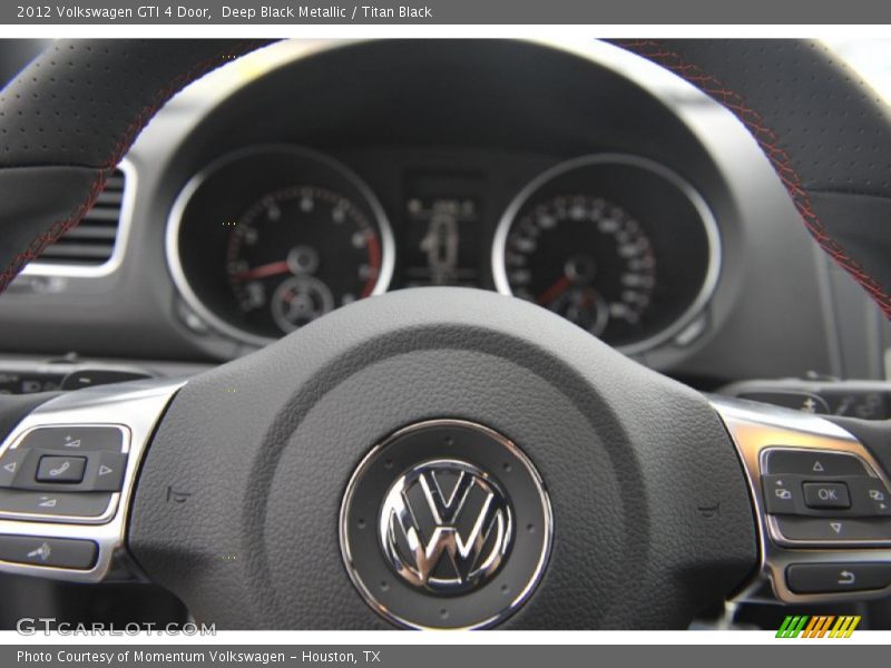Deep Black Metallic / Titan Black 2012 Volkswagen GTI 4 Door
