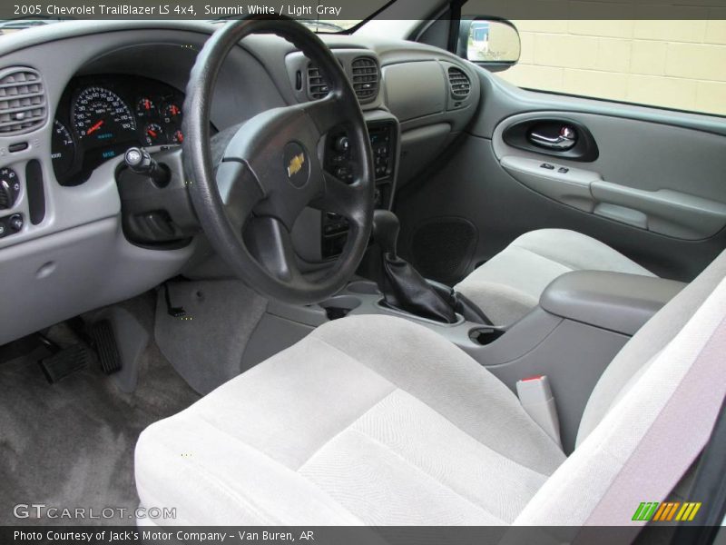 Summit White / Light Gray 2005 Chevrolet TrailBlazer LS 4x4