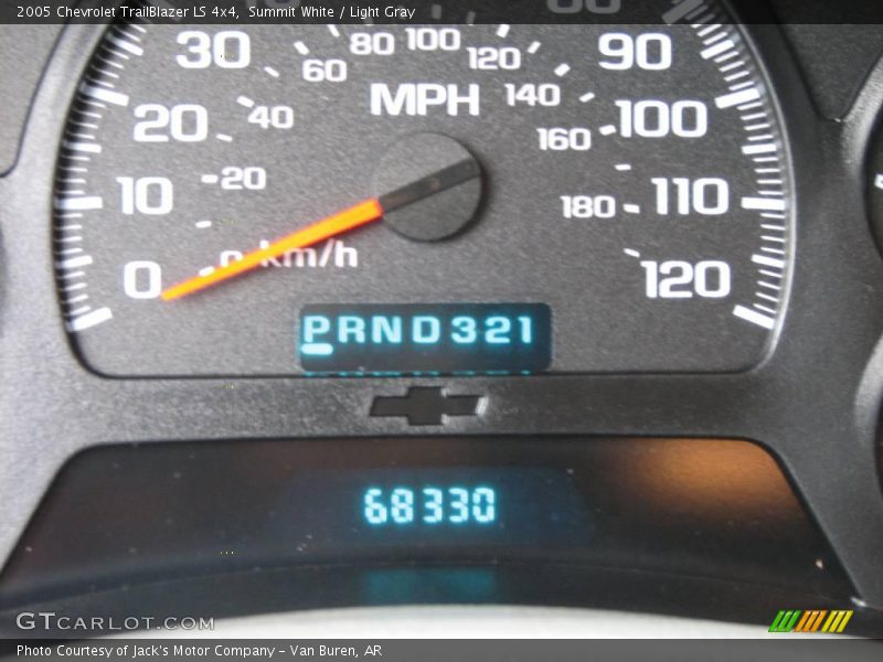 Summit White / Light Gray 2005 Chevrolet TrailBlazer LS 4x4