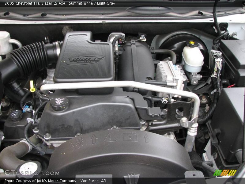 Summit White / Light Gray 2005 Chevrolet TrailBlazer LS 4x4