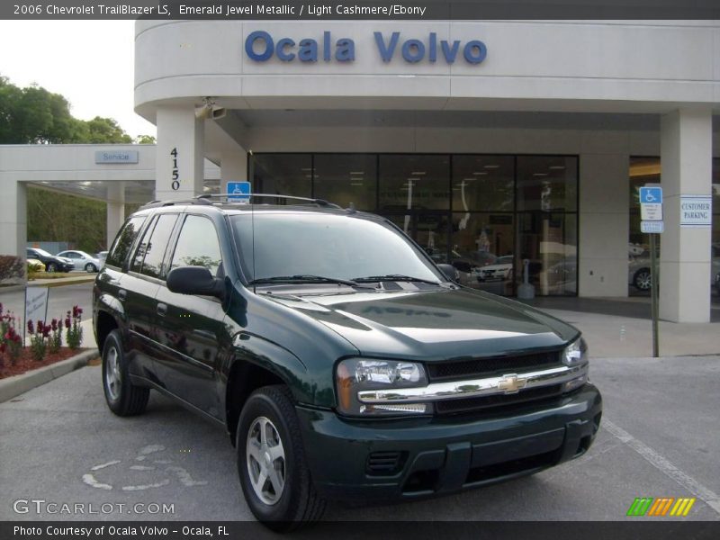 Emerald Jewel Metallic / Light Cashmere/Ebony 2006 Chevrolet TrailBlazer LS