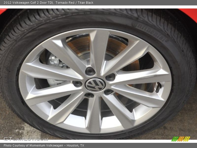 Tornado Red / Titan Black 2012 Volkswagen Golf 2 Door TDI