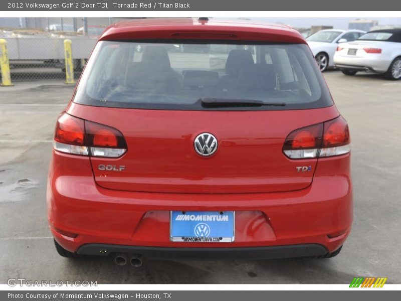 Tornado Red / Titan Black 2012 Volkswagen Golf 2 Door TDI
