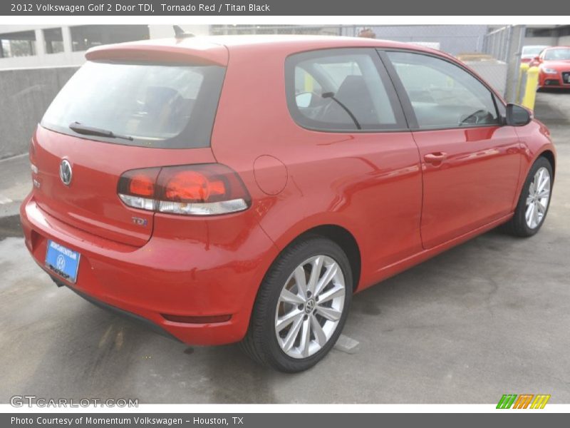 Tornado Red / Titan Black 2012 Volkswagen Golf 2 Door TDI