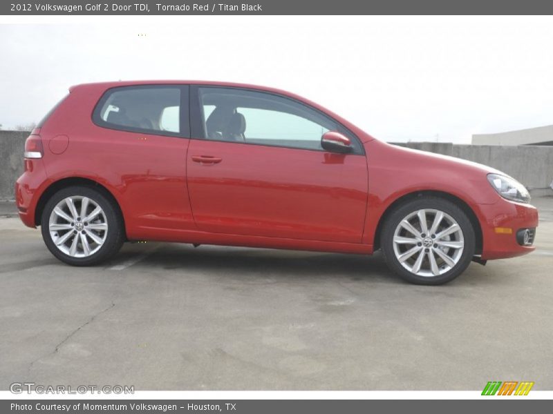 Tornado Red / Titan Black 2012 Volkswagen Golf 2 Door TDI