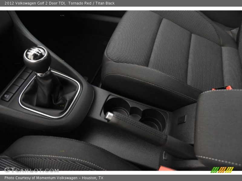 Tornado Red / Titan Black 2012 Volkswagen Golf 2 Door TDI