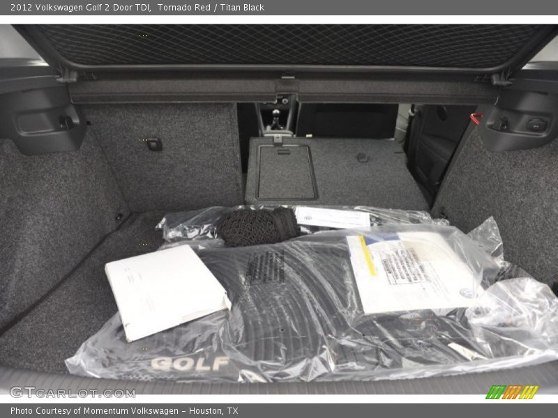 Tornado Red / Titan Black 2012 Volkswagen Golf 2 Door TDI