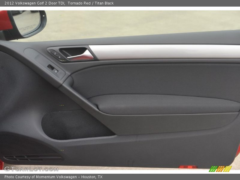 Tornado Red / Titan Black 2012 Volkswagen Golf 2 Door TDI