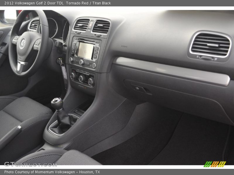 Tornado Red / Titan Black 2012 Volkswagen Golf 2 Door TDI