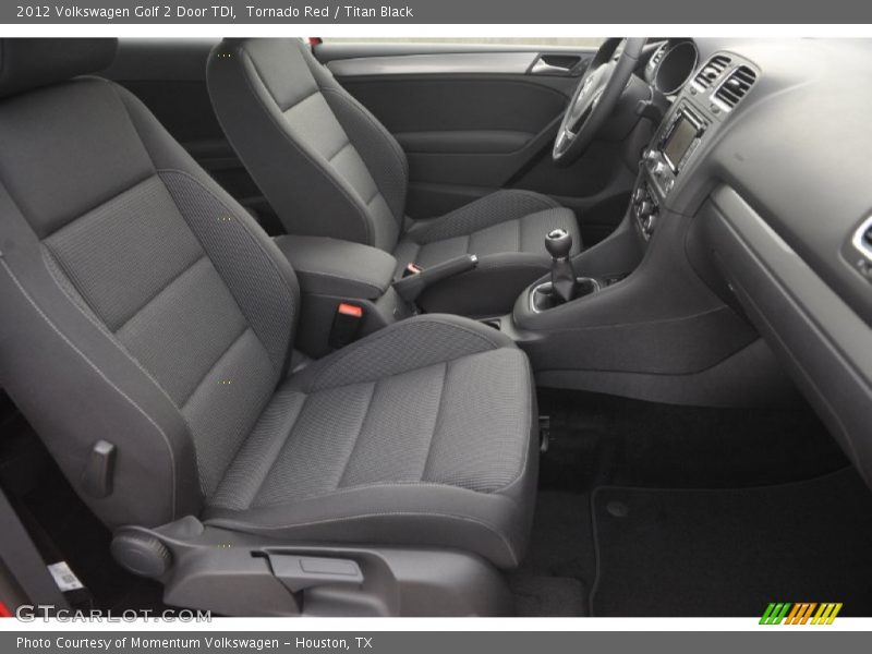 Tornado Red / Titan Black 2012 Volkswagen Golf 2 Door TDI