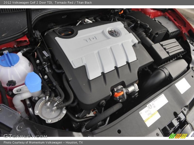 Tornado Red / Titan Black 2012 Volkswagen Golf 2 Door TDI