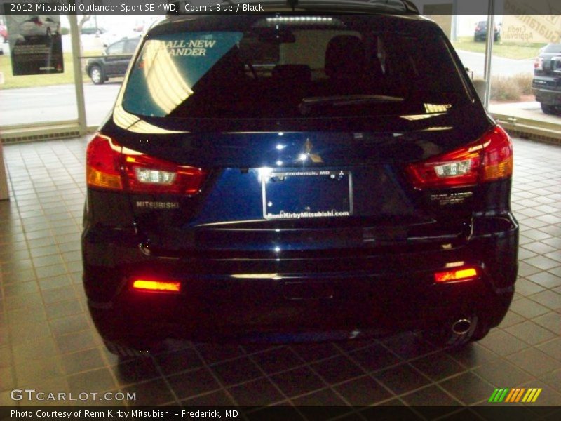 Cosmic Blue / Black 2012 Mitsubishi Outlander Sport SE 4WD