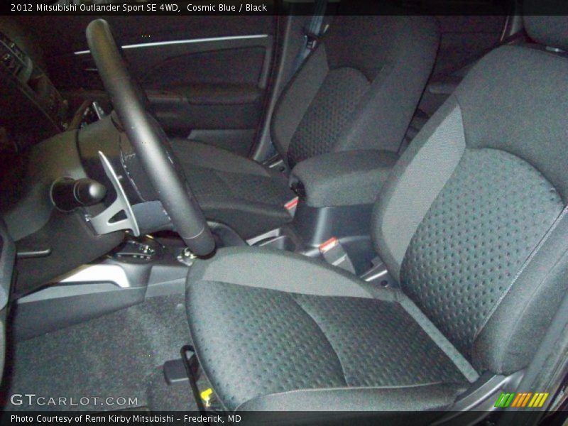 Cosmic Blue / Black 2012 Mitsubishi Outlander Sport SE 4WD