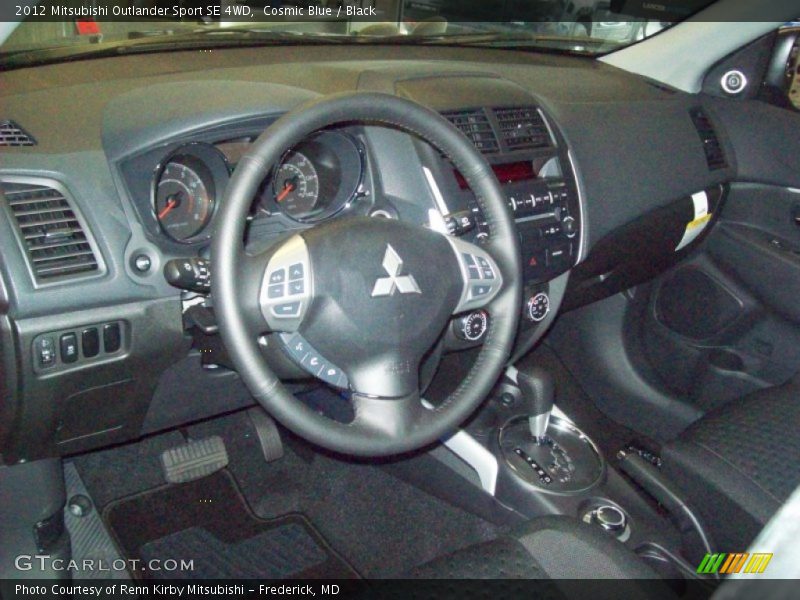Cosmic Blue / Black 2012 Mitsubishi Outlander Sport SE 4WD