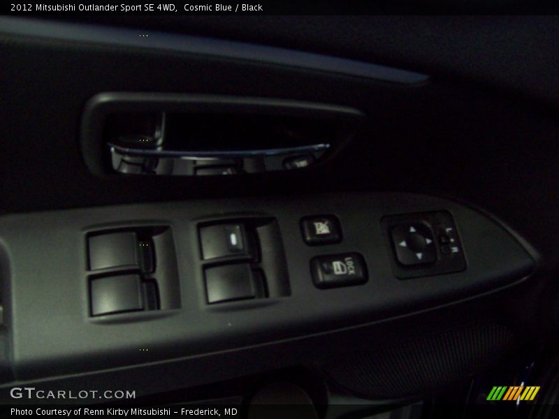 Cosmic Blue / Black 2012 Mitsubishi Outlander Sport SE 4WD