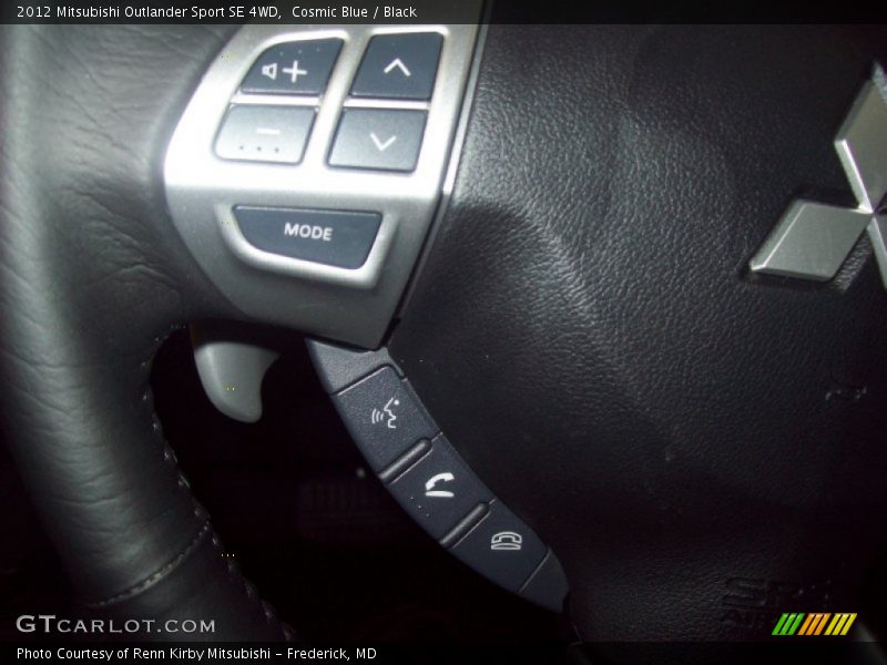 Cosmic Blue / Black 2012 Mitsubishi Outlander Sport SE 4WD