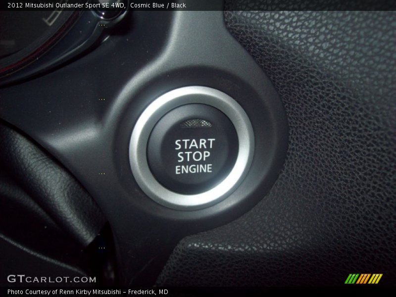 Cosmic Blue / Black 2012 Mitsubishi Outlander Sport SE 4WD