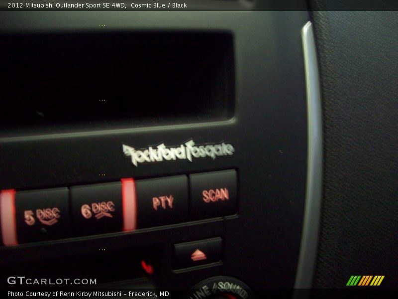 Cosmic Blue / Black 2012 Mitsubishi Outlander Sport SE 4WD