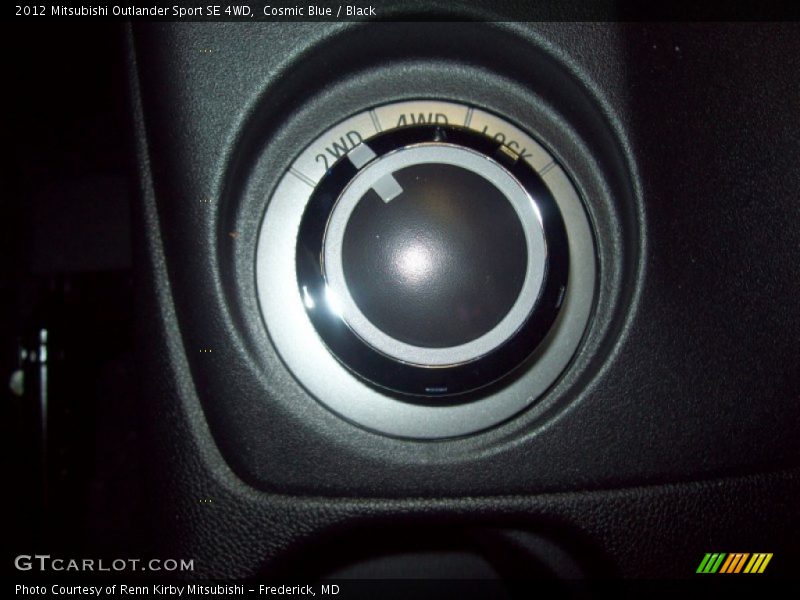 Cosmic Blue / Black 2012 Mitsubishi Outlander Sport SE 4WD