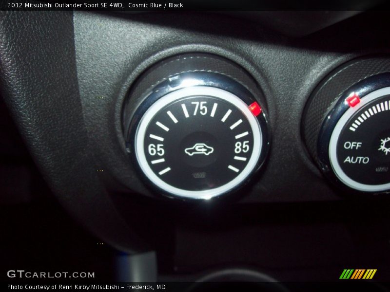 Cosmic Blue / Black 2012 Mitsubishi Outlander Sport SE 4WD