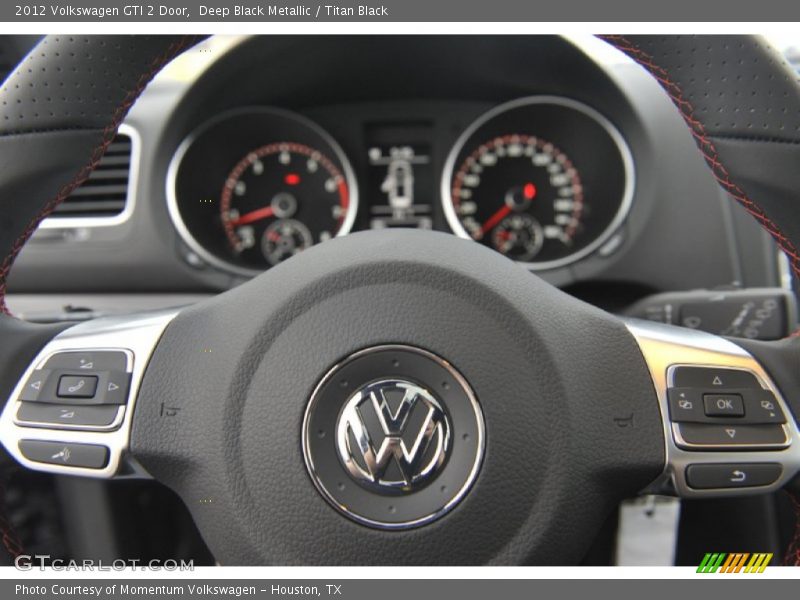 Deep Black Metallic / Titan Black 2012 Volkswagen GTI 2 Door